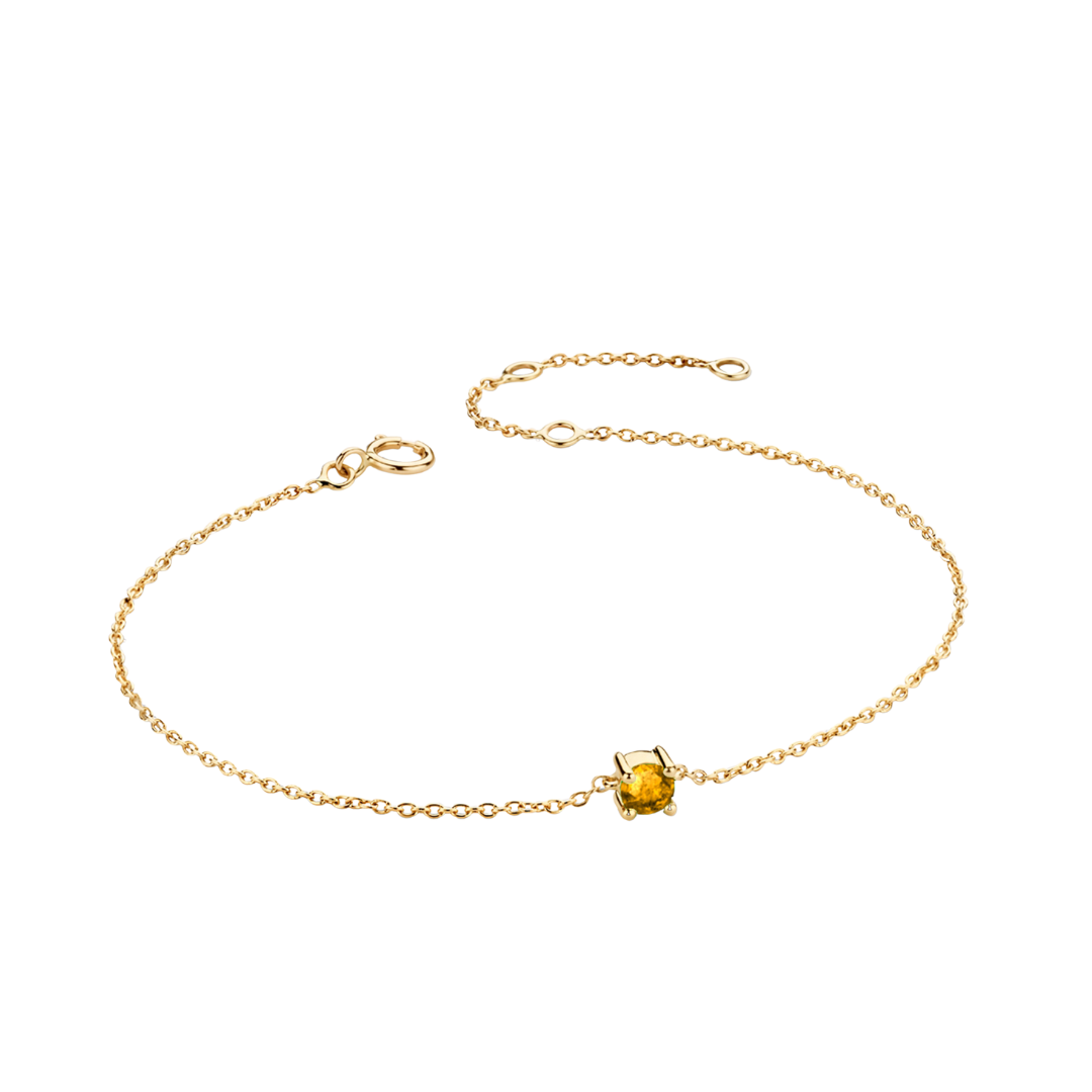 Armband Birthstone - 14k Solid Gold