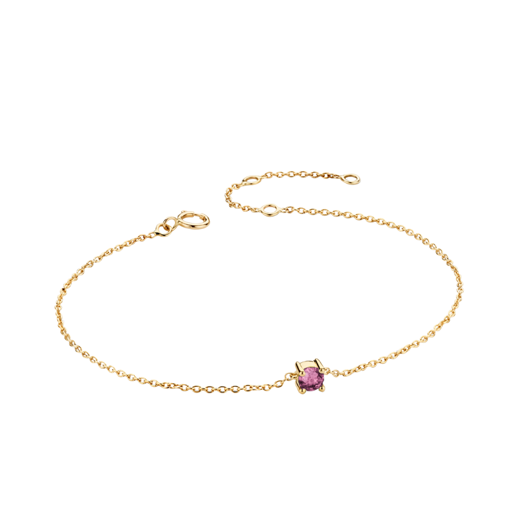 Armband Birthstone - 14k Solid Gold