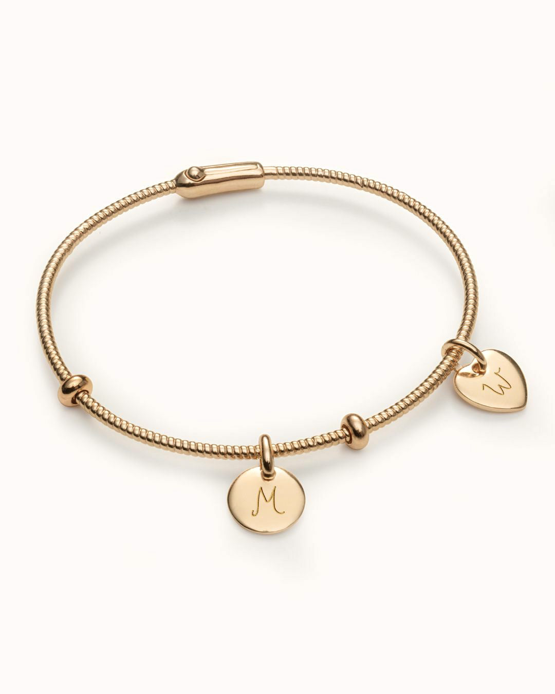 Charm Bangle Love - 18k Verguld Goud