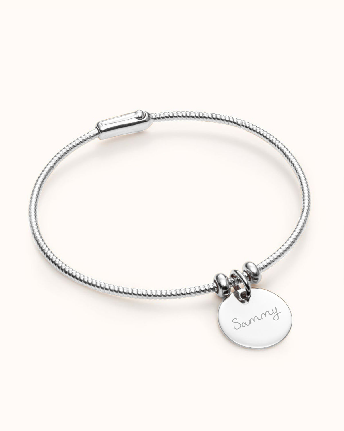 Charm Bangle Classic - Silver