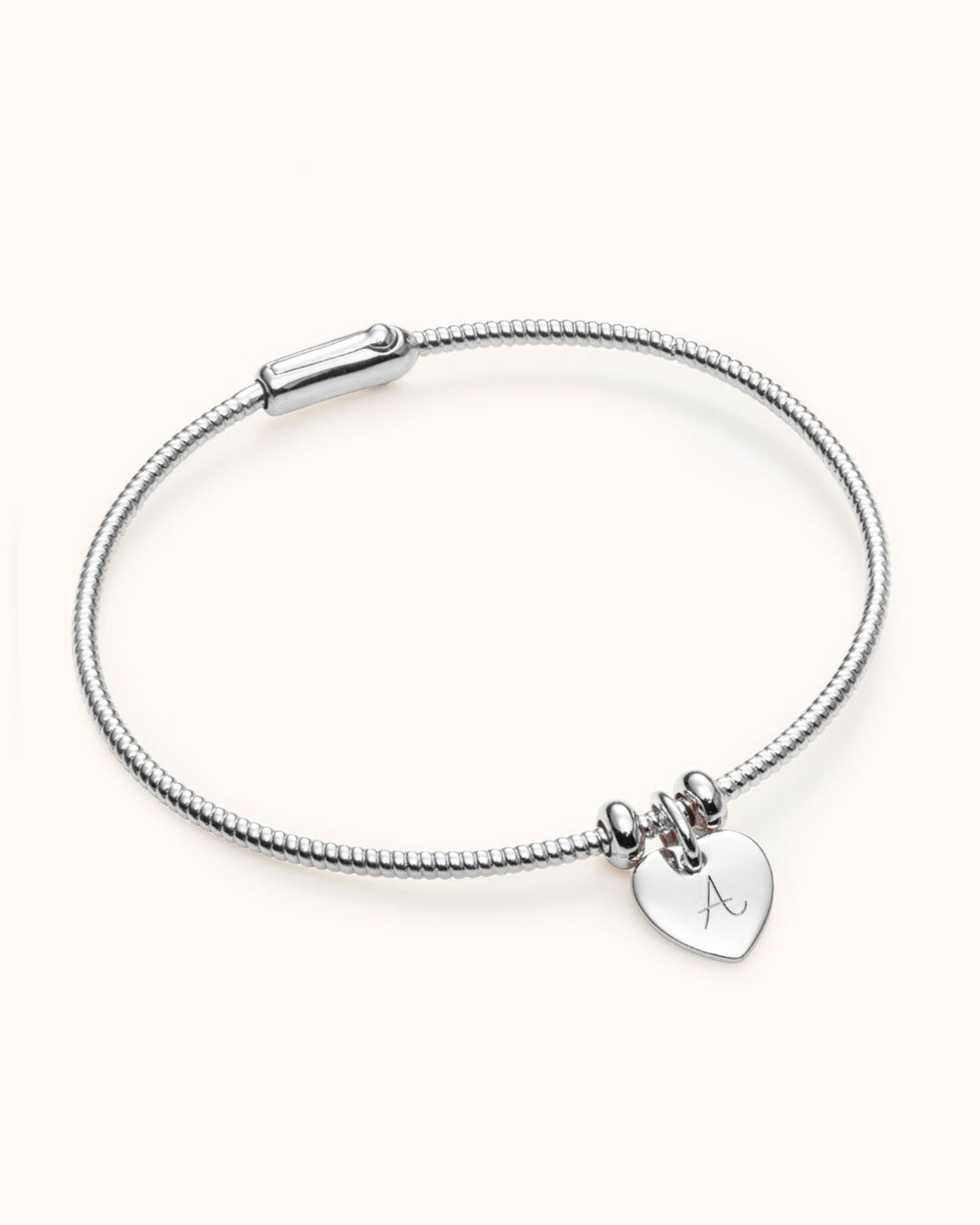 Bracelet Charme Breloques Amour - Argent