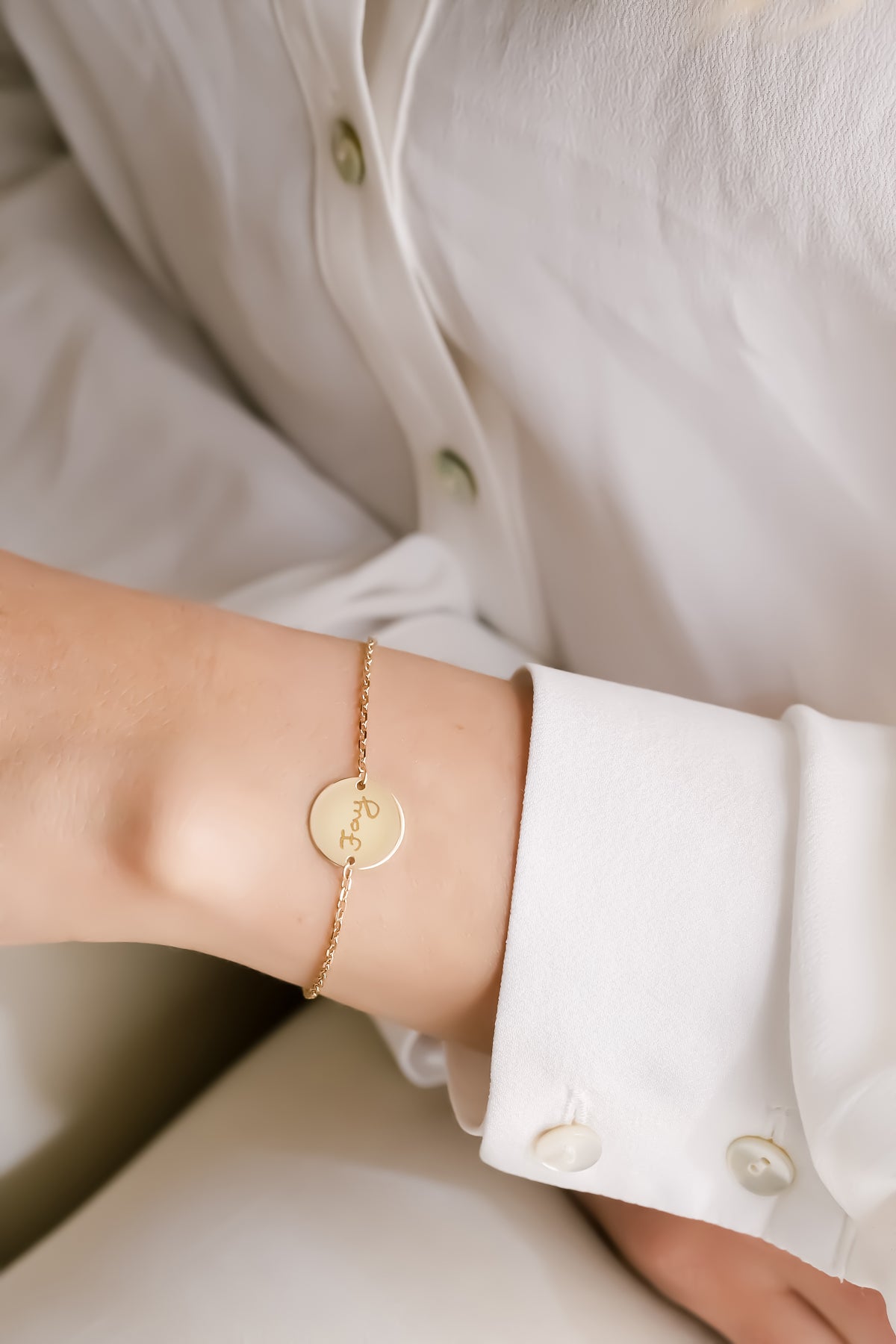 Coin Armband - 18k Verguld