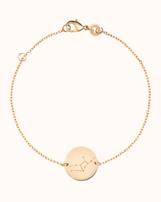 Constellation Zodiac Sign Chain Bracelet - Gold plated