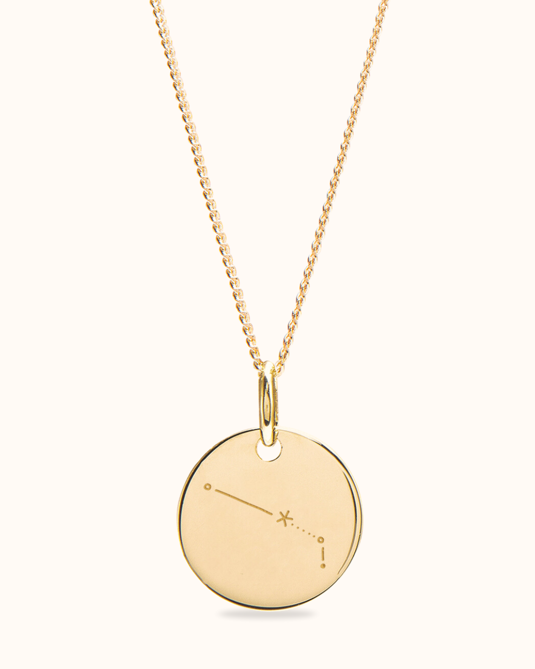 Constellation Zodiac Sign Necklace - Gold plated