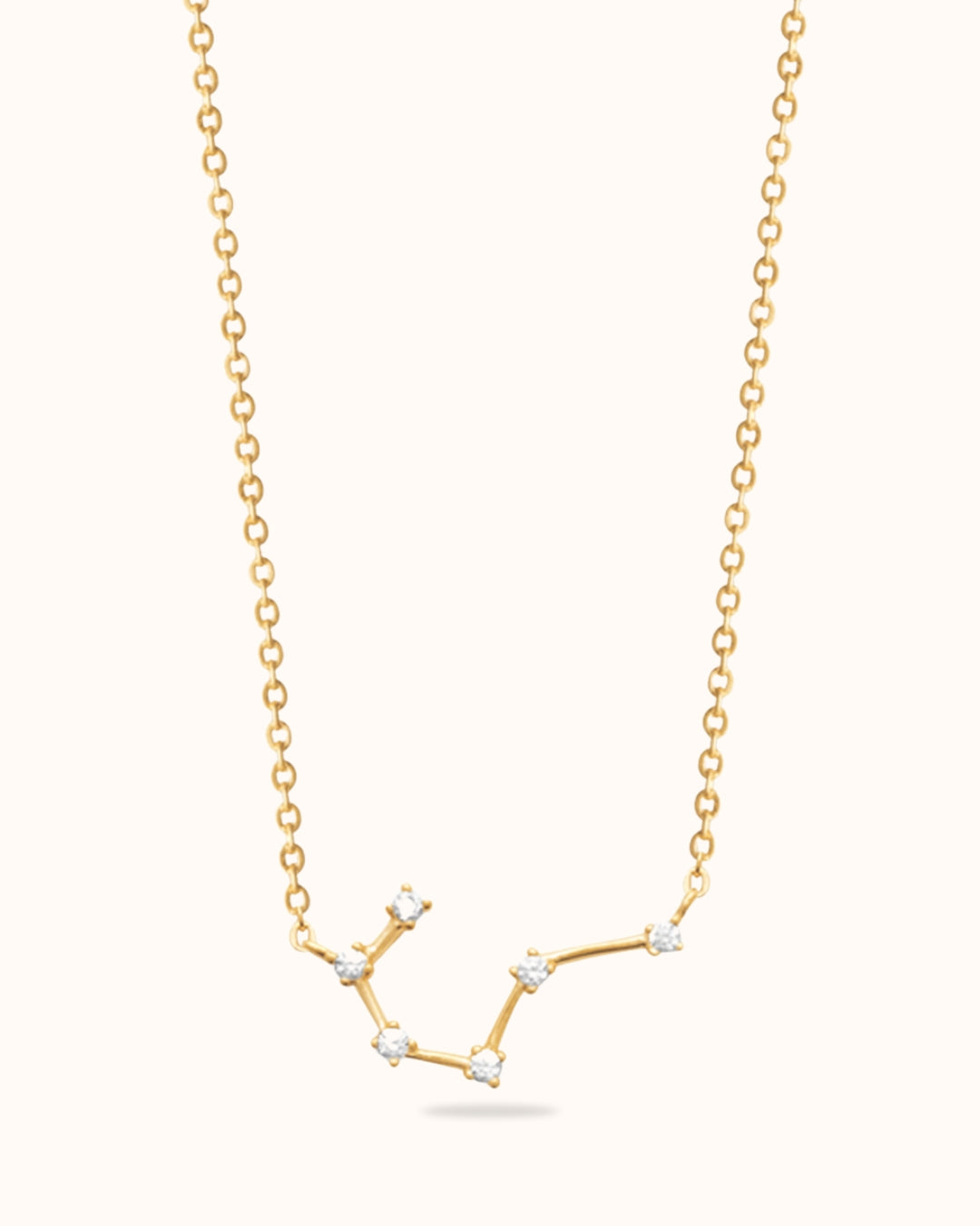 Constellation Sparkle Ketting - 18k Verguld