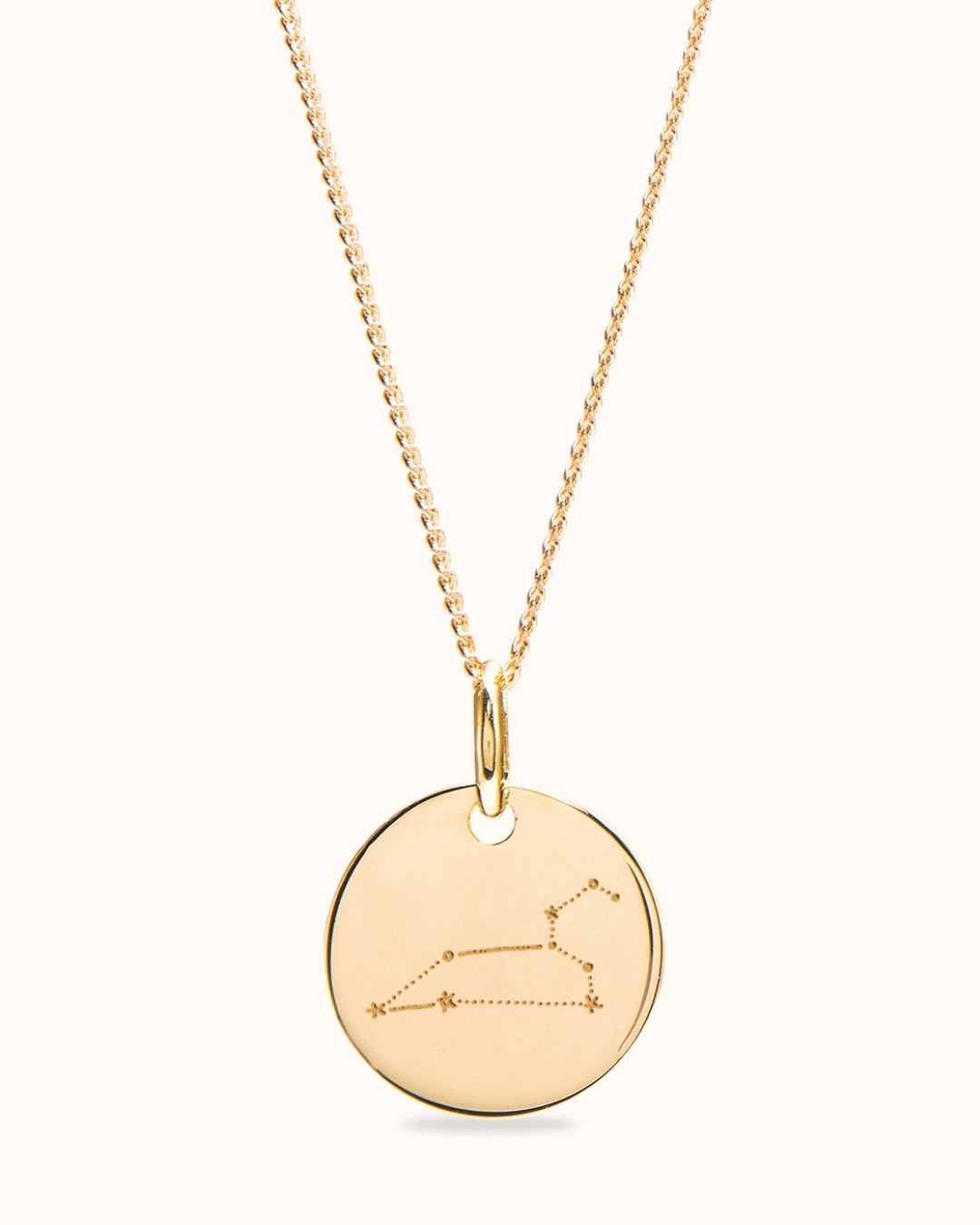 Constellation Zodiac Sign Necklace - Gold plated