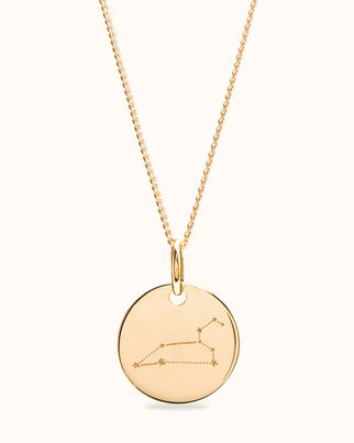 Constellation Zodiac Sign Necklace - Gold plated