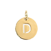 Ketting Open Initial - Verguld