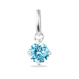 Losse Birthstone Charm Bedel - Sterling Zilver 925