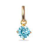 Birthstone Charm Bedel - 18k Verguld