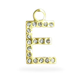 Bedel Initial party oorbel letter - Verguld