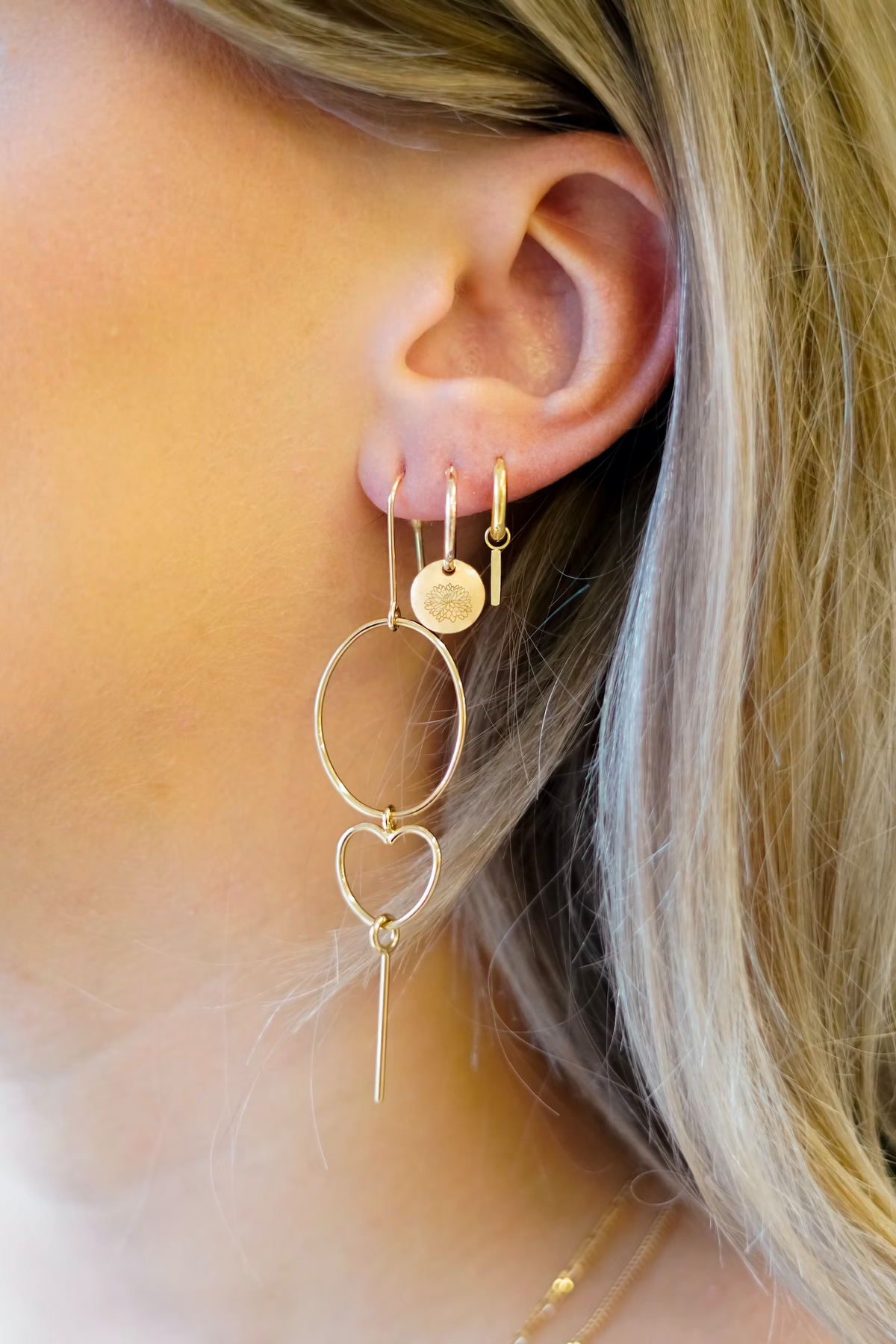 MAMALOVES Signature Earrings - Gold plated