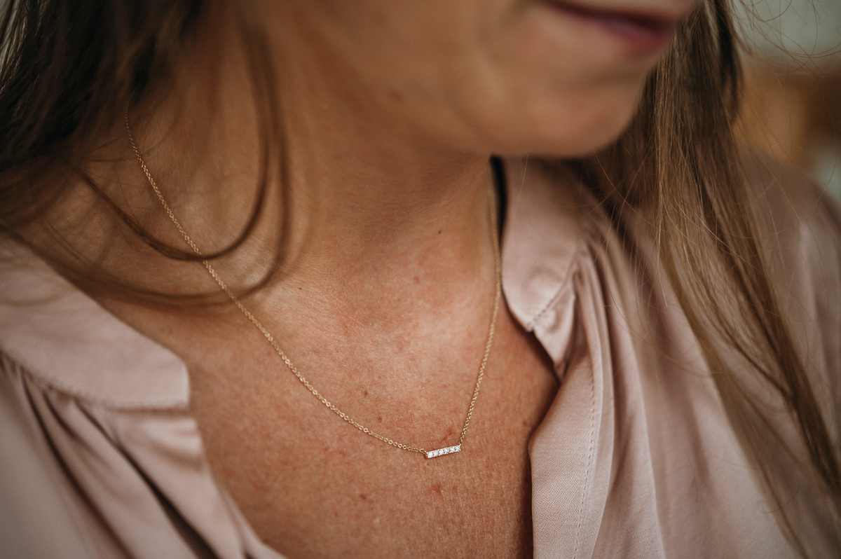 Collier Diamant Famille 14k - Or 14 carats