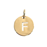 Ketting Open Initial - Verguld