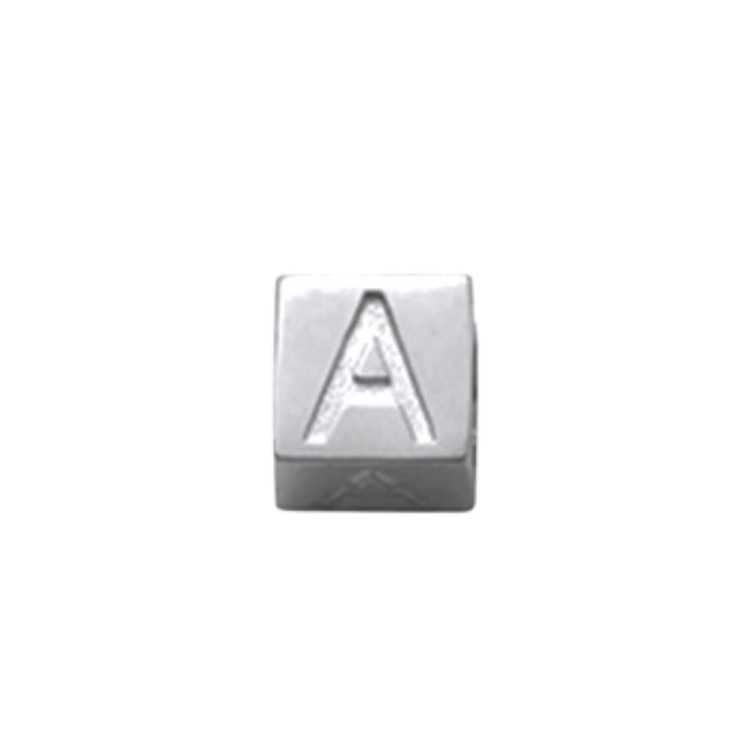 Cubes en vrac - Acier inoxydable Argent