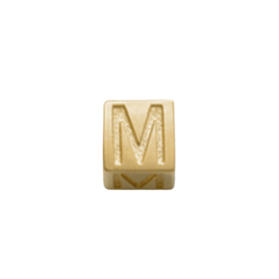 Lose Würfel – Edelstahl Gold