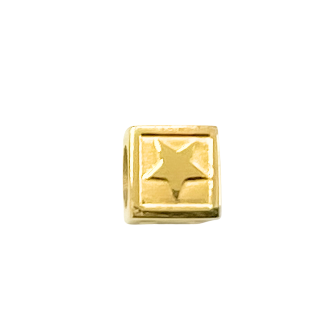 Lose Würfel – Edelstahl Gold