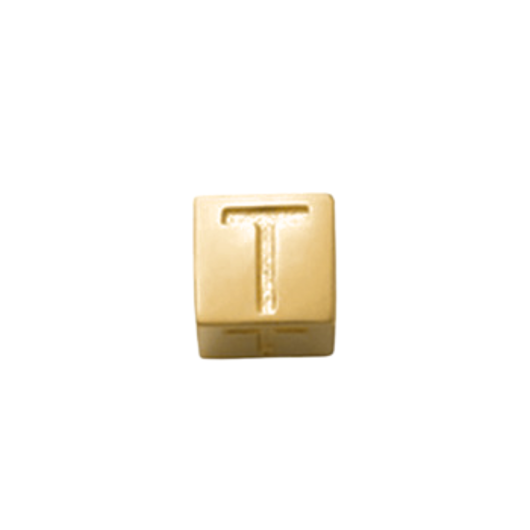 Lose Würfel – Edelstahl Gold