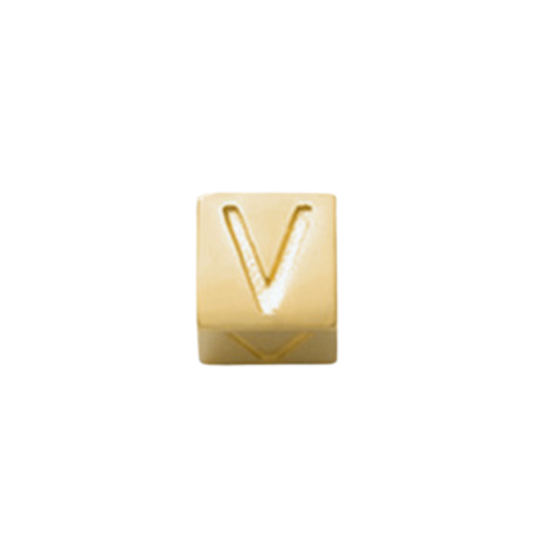 Lose Würfel – Edelstahl Gold