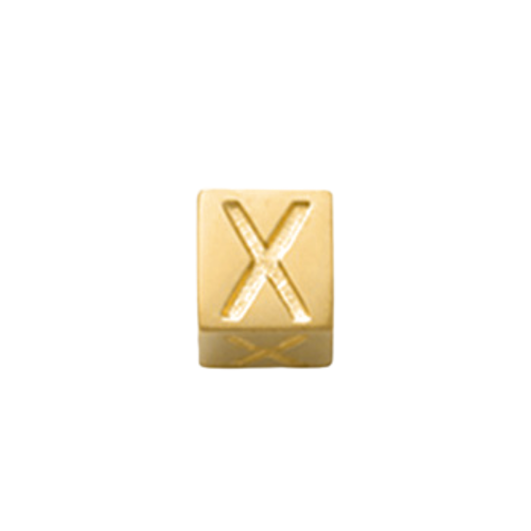 Lose Würfel – Edelstahl Gold