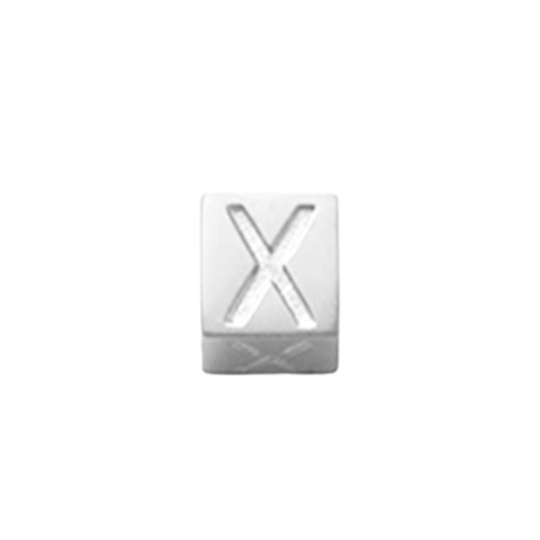 Cubes en vrac - Acier inoxydable Argent
