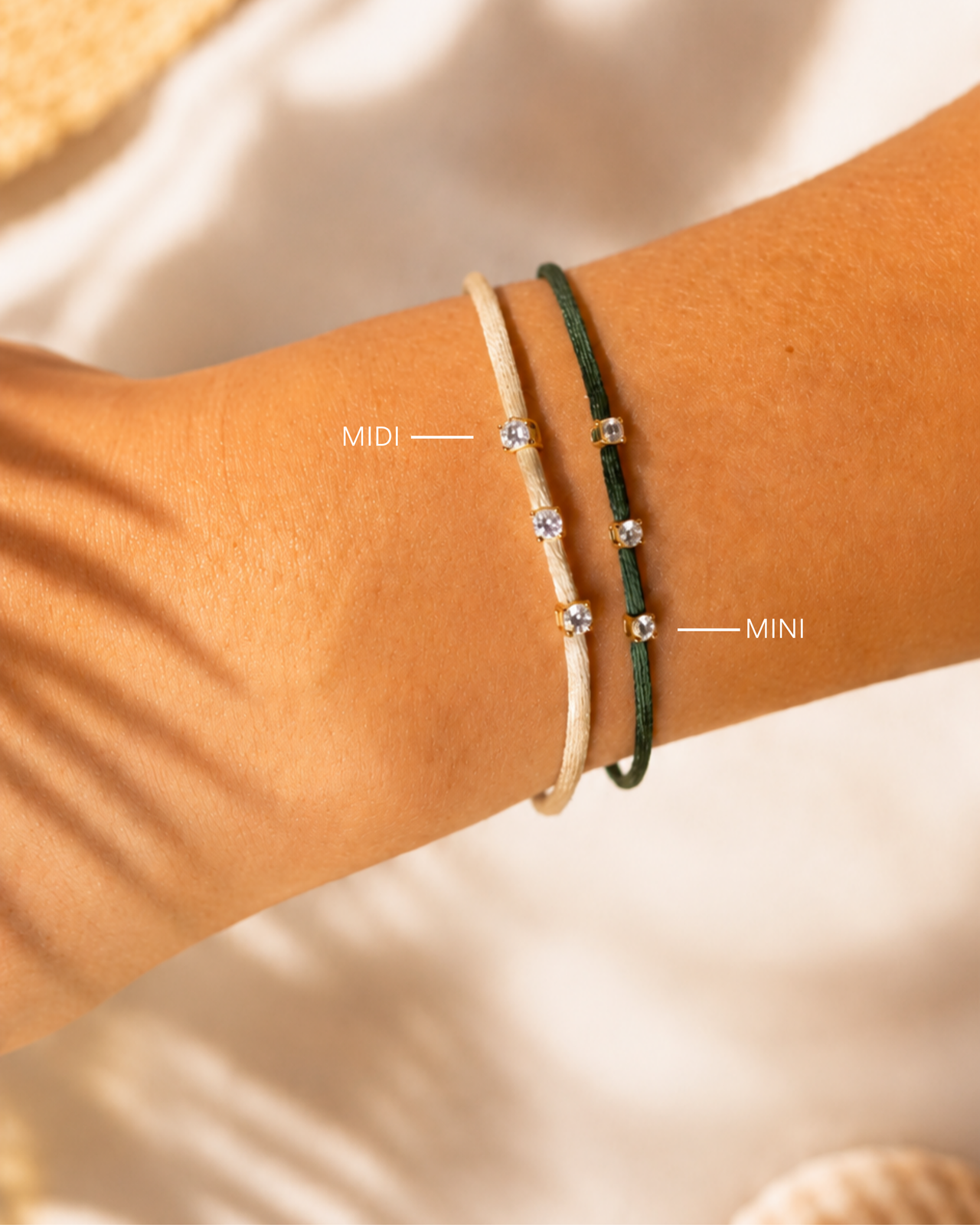 Family Diamond Bracelet 14k Solid Gold