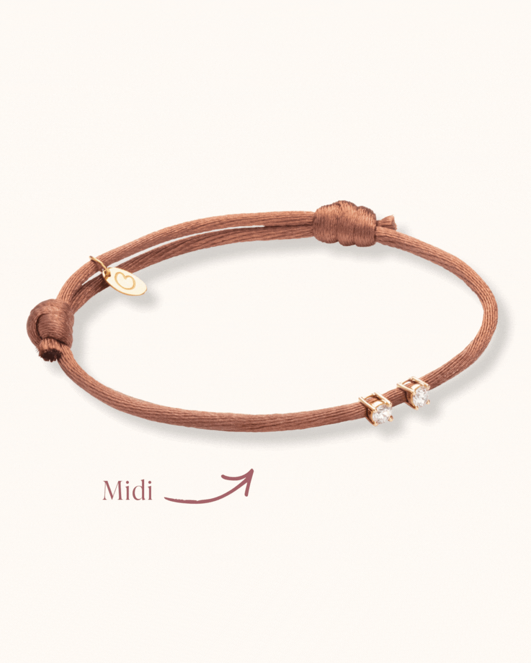 Family Diamond Armband — Midi - 14k Solid Gold