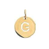 Ketting Open Initial - Verguld