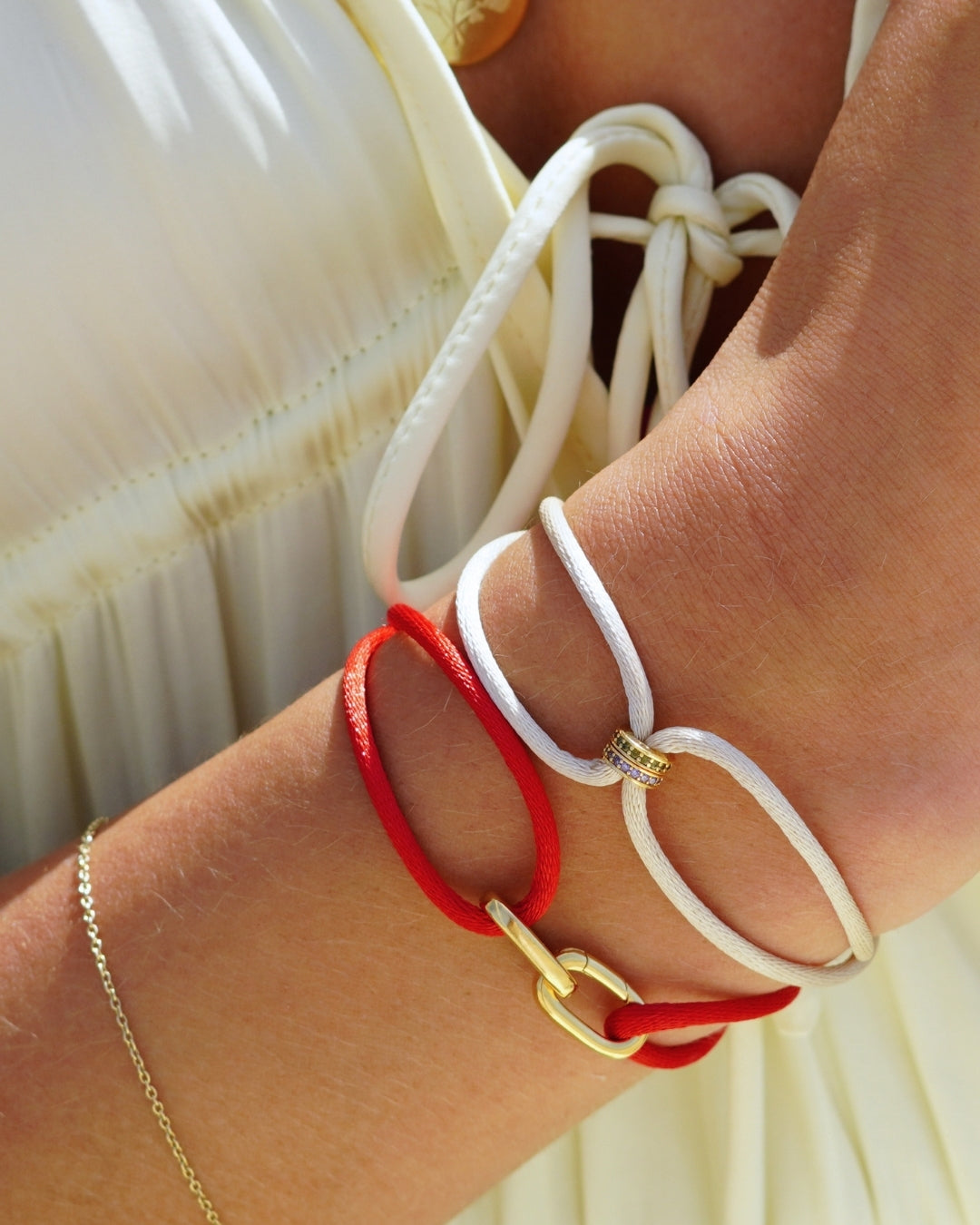 Geboortesteen Disc Armband - Verguld - Geboortesteen Armband