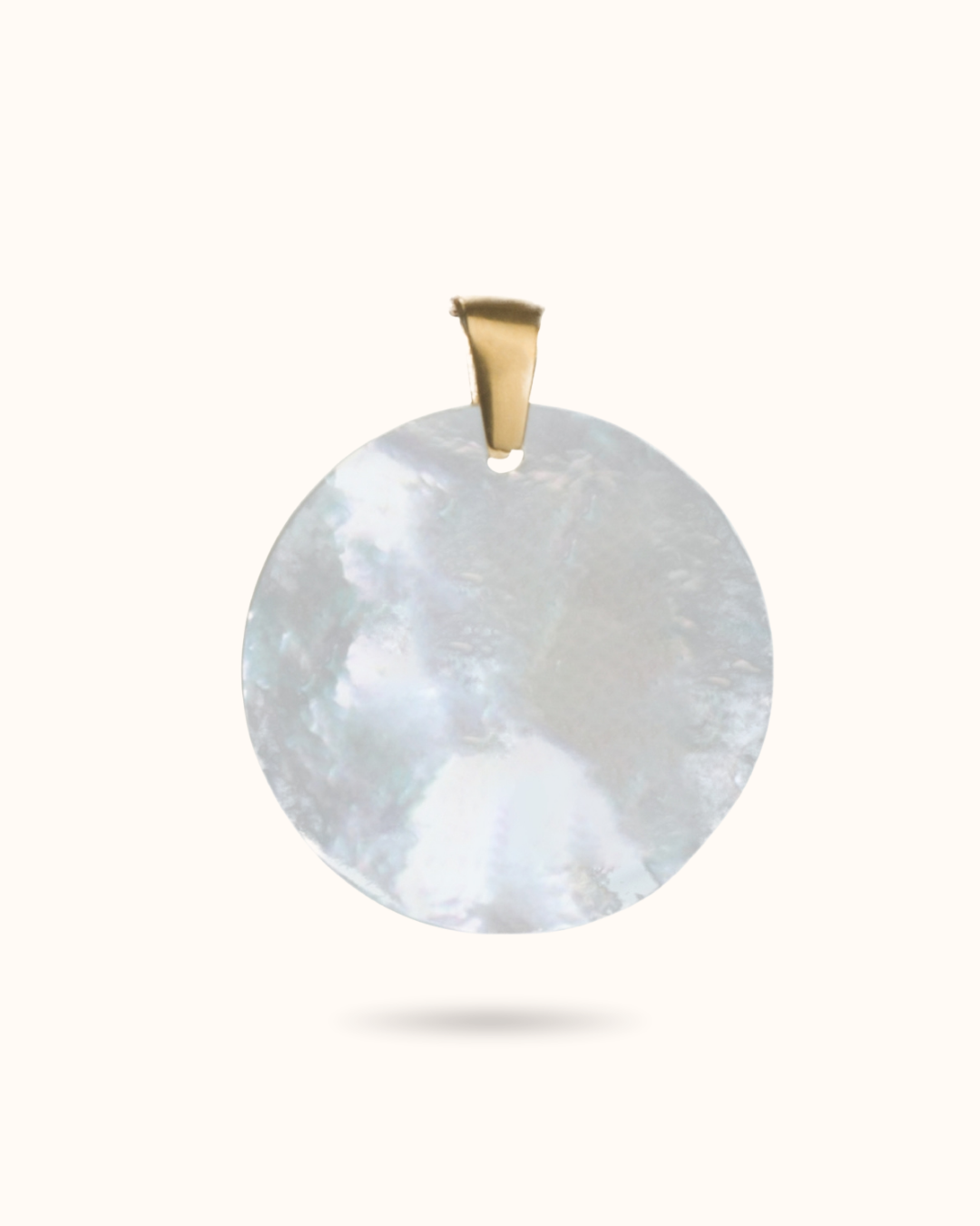 Collier initial en pierres précieuses - Plaqué or 18 carats