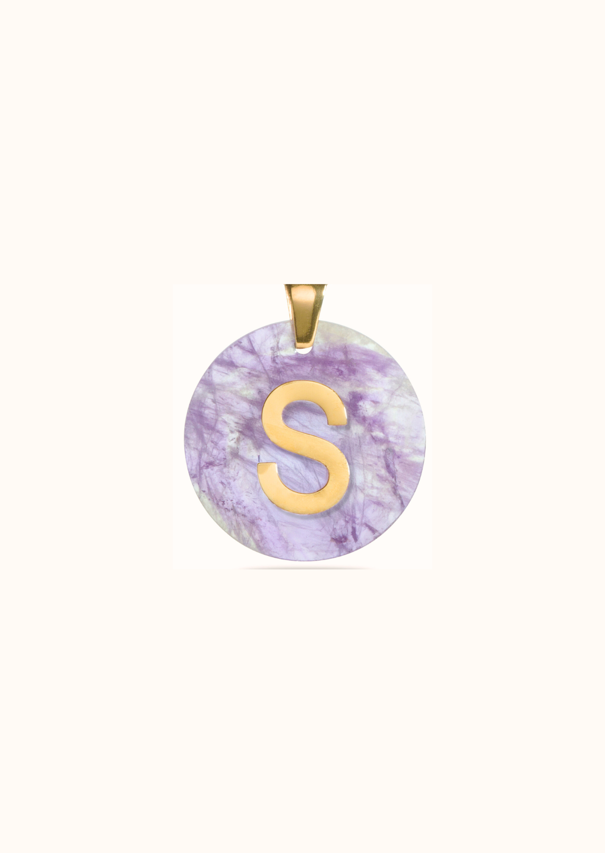 Losse Gemstone Initial bedel