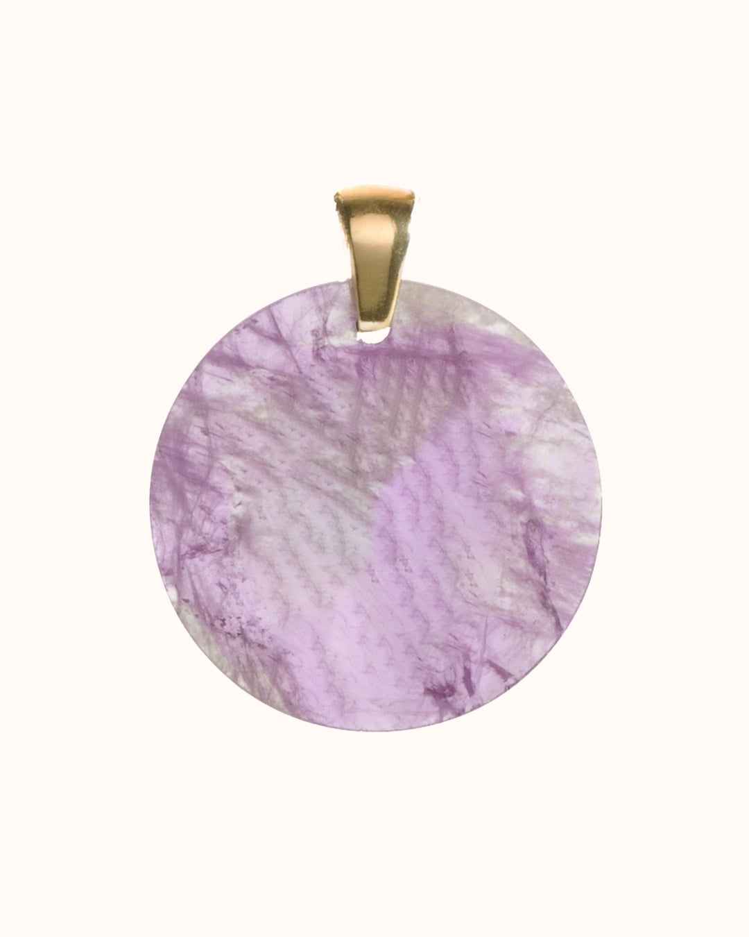 Collier initial en pierres précieuses - Plaqué or 18 carats