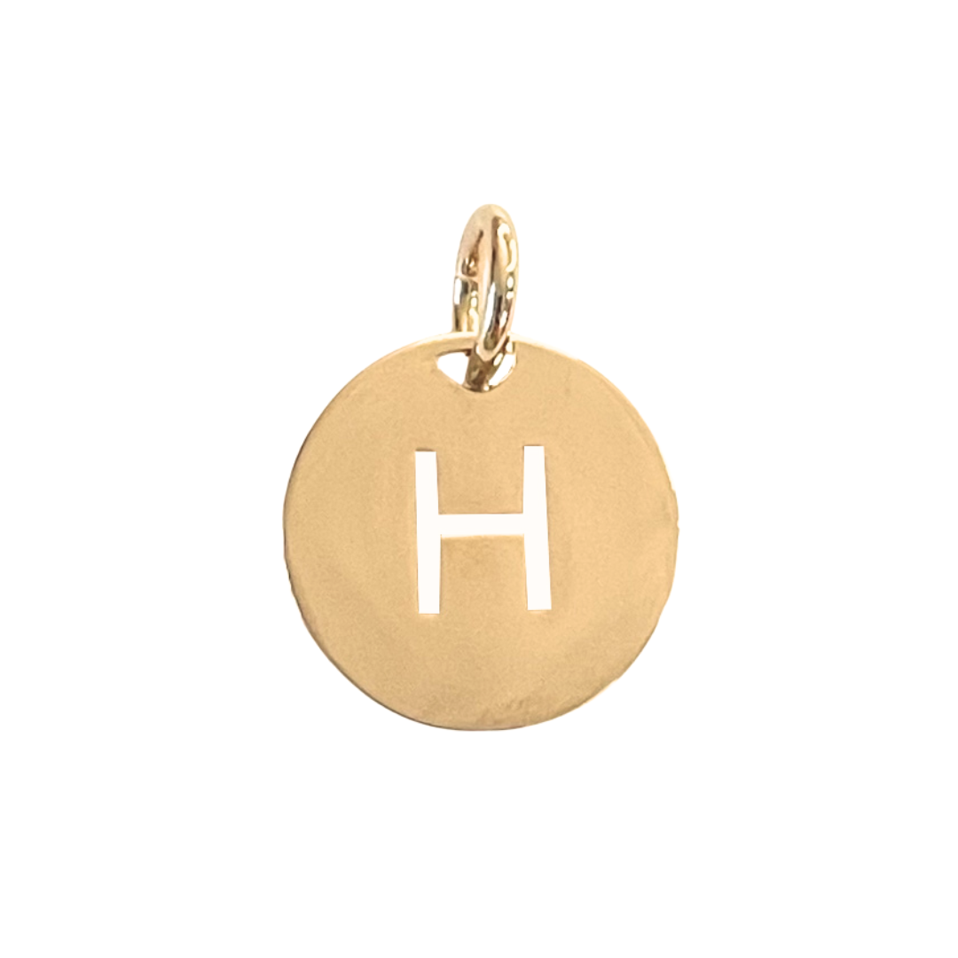 Ketting Open Initial - Verguld