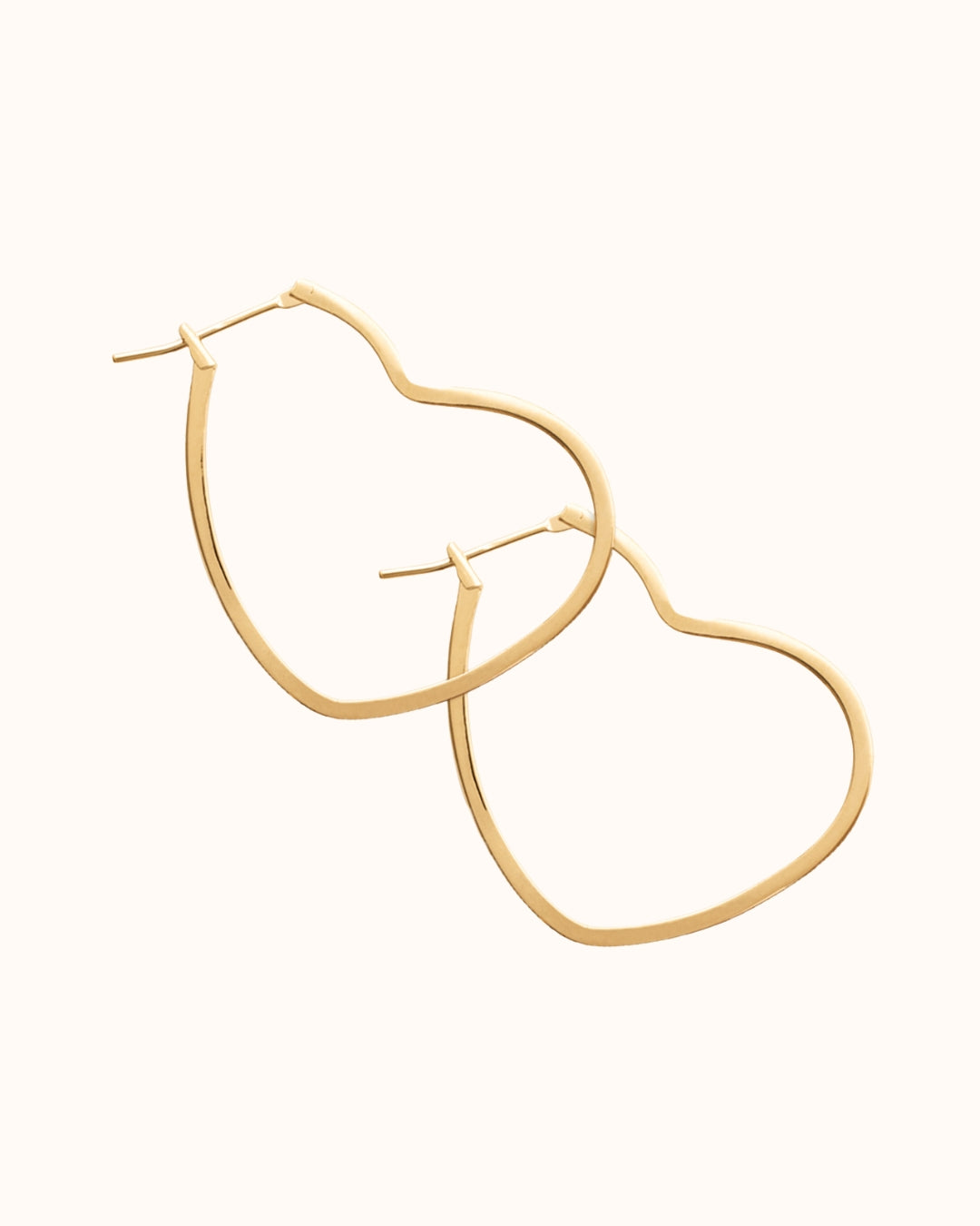 Heart Earrings - Gold plated