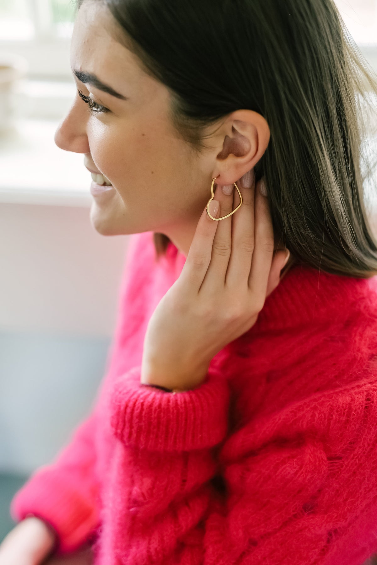 Boucles d'oreilles Cœur - Argent