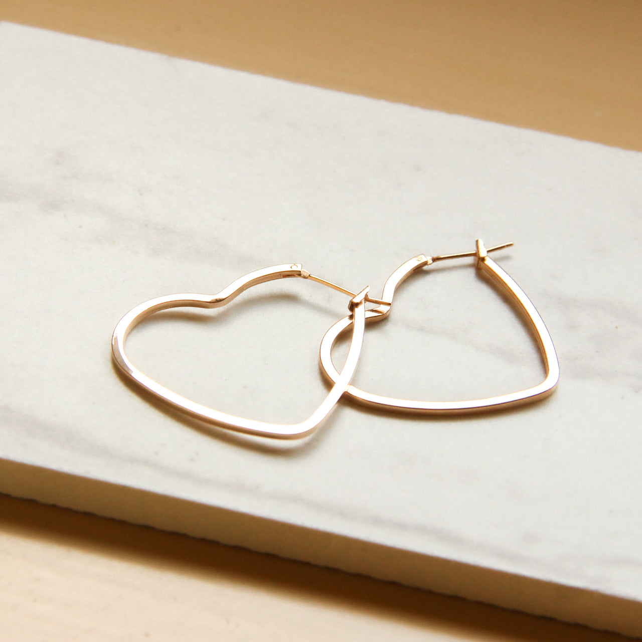 Heart Earrings - Gold plated