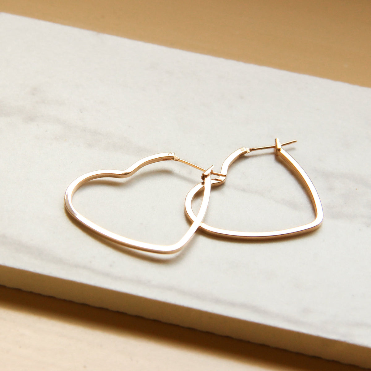 Boucles d'oreilles Cœur - Argent