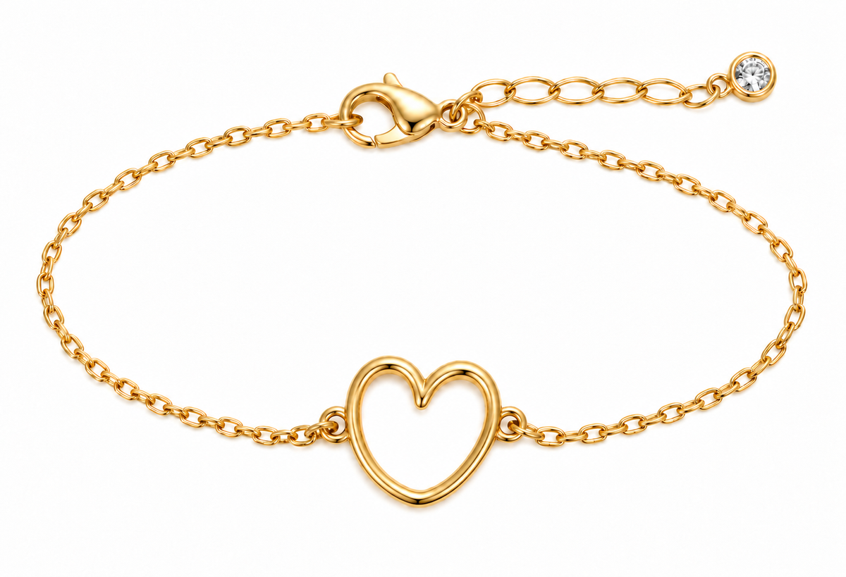 MAMALOVES Heart Armband - Verguld