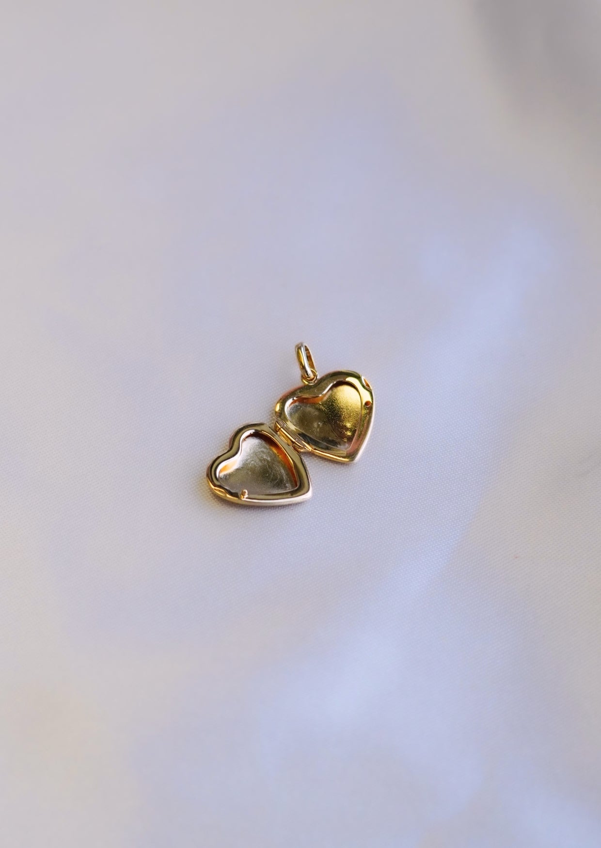 Heart Locket Necklace - 18k Gold plated