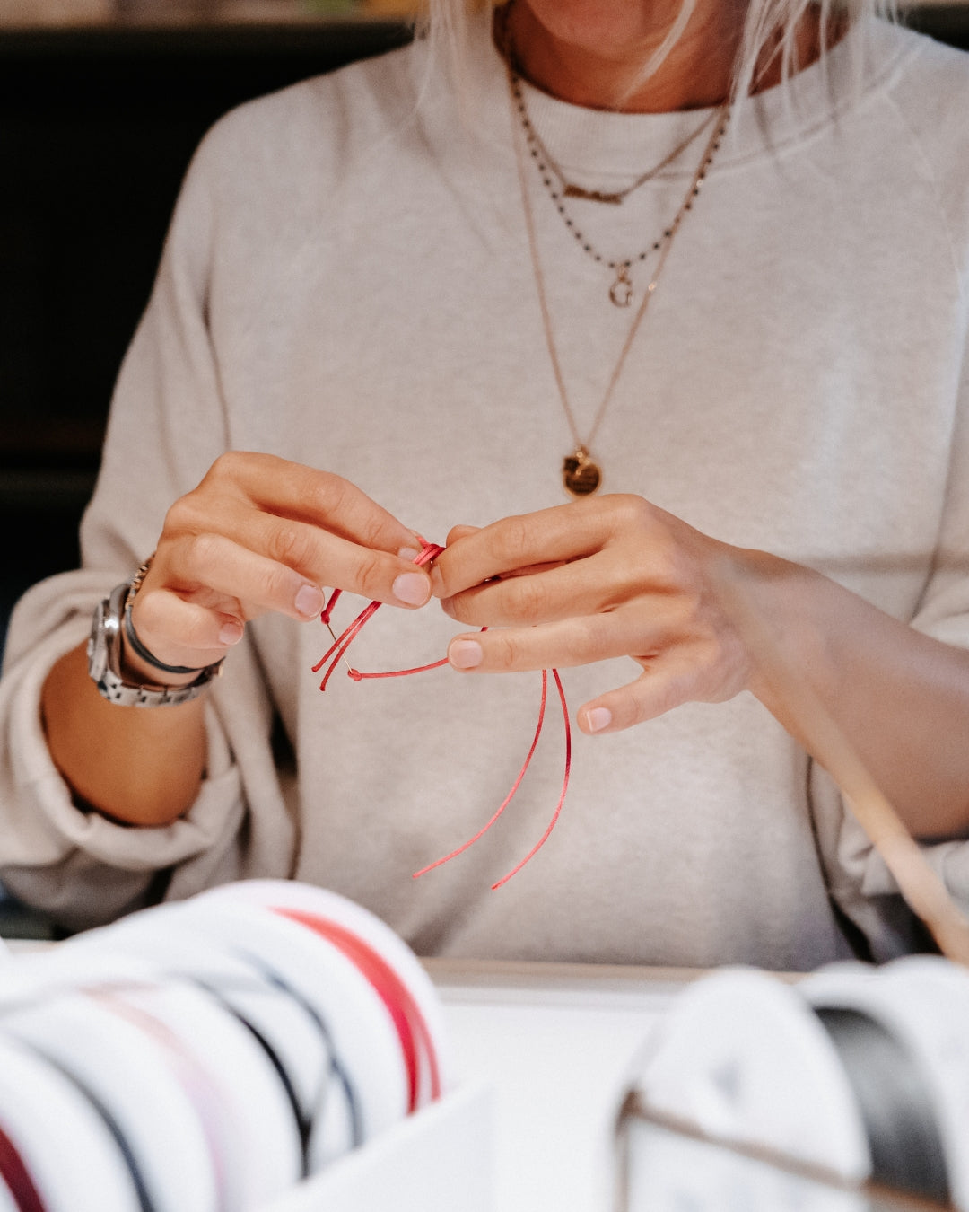 Renouer le Bracelet Cube Familial - Plaque Or