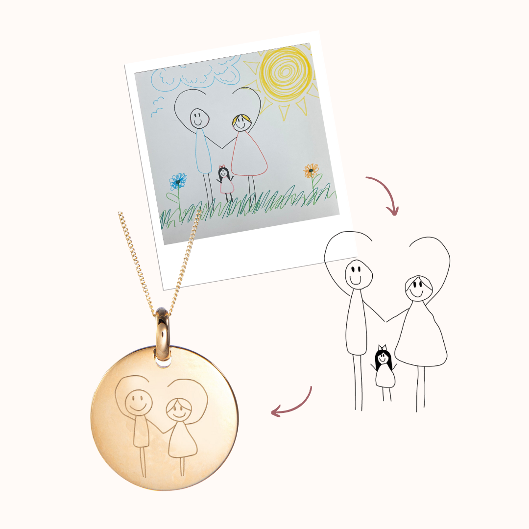 Foto Kette - Vergoldet