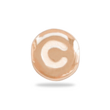 Charm Perle Initiale - Plaqué Or Rose 18 Carats