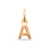 Charm Mini Initial Charm - 18k gilded