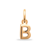 Charm Mini Initial Charm - 18k gilded