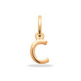 Charm Mini Initial Charm - 18k gilded