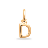 Charm Mini Initial Charm - 18k gilded