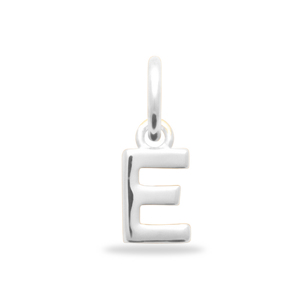 Initial charm bedel zilver - free