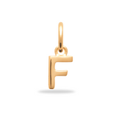 Bedel Mini initial charm - 18k Verguld