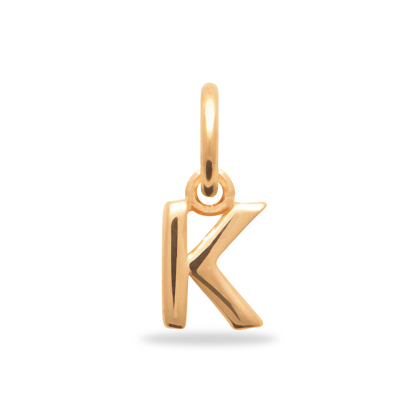 Bedel Mini initial charm - 18k Verguld