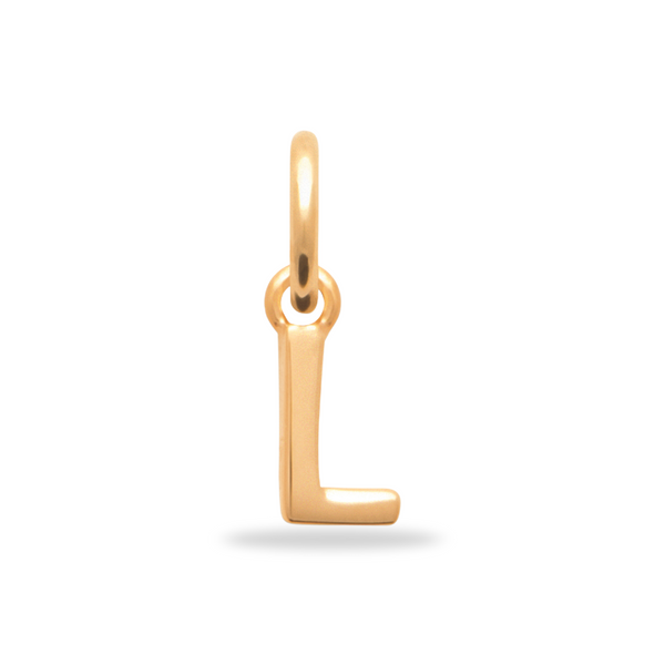 Bedel Mini initial charm - 18k Verguld